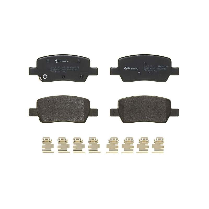 Brembo OE 22-24 Hyundai Santa Cruz/21-23 Santa Fe/22-24 Kia Carnival Low-Met Brake Pad - Rear-thumbmail-1