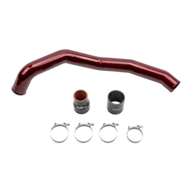 Wehrli 01-04 Chevrolet 6.6L LB7 Duramax Driver Side 3in Intercooler Pipe - Blueberry Frost
