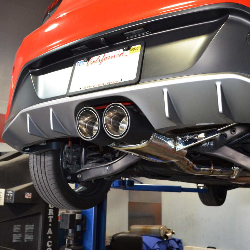 Injen 19-21 Hyundai Veloster L4 1.6L Turbo Performance Stainless Steel Axle Back Exhaust System-thumbmail-6