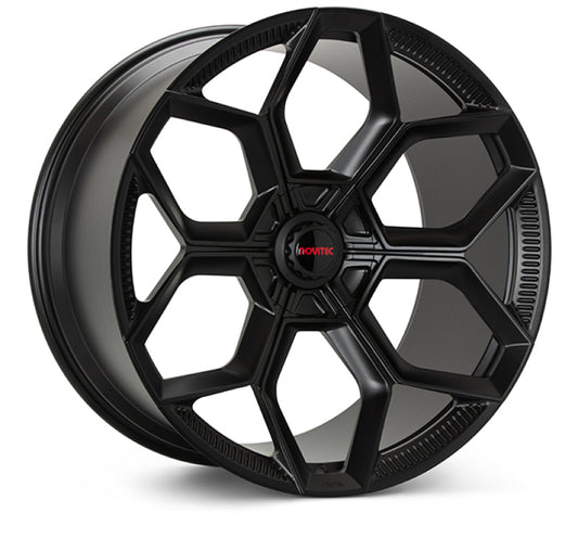 Vossen x Novitec NL5-5L 22x12.5 ET:34 Satin Black Lamborghini Revuelto Rear Wheel
