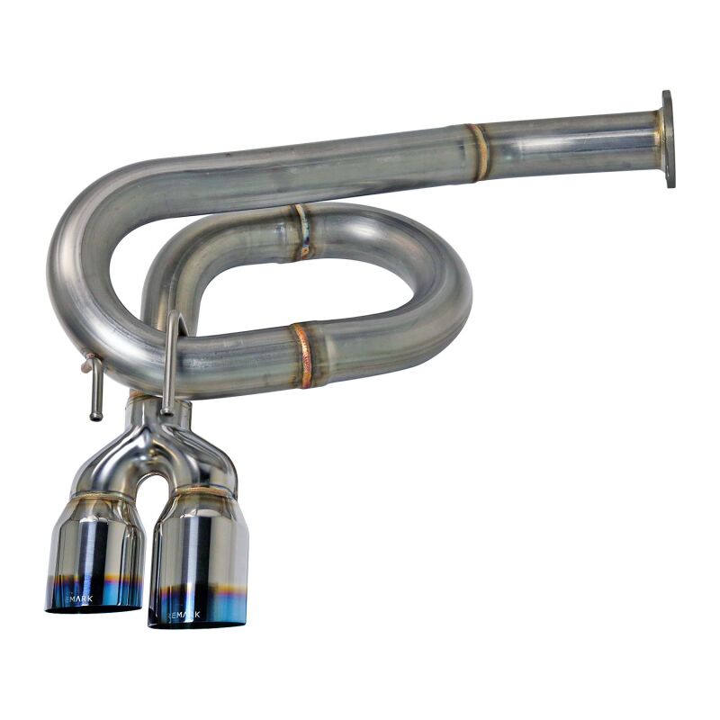 Remark 2022+ Honda Civic Sport Hatchback FL2 (Link Loop) Catback Exhaust Burnt Stainless Steel Tip-thumbmail-3
