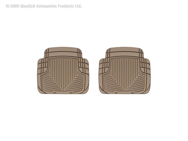 WeatherTech 99 BMW M3 Convertible Rear Rubber Mats - Tan-thumbmail-2