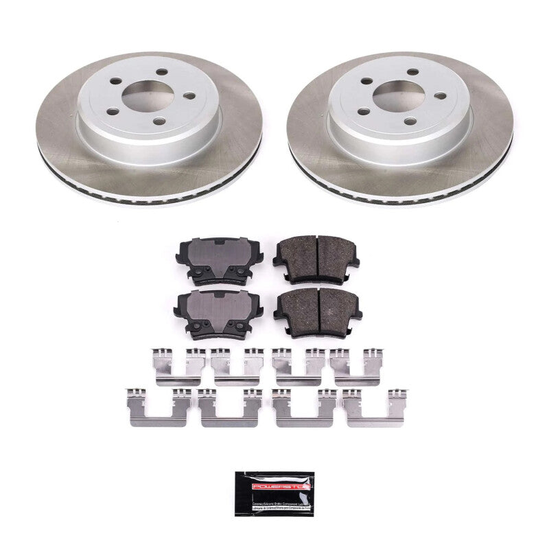 Power Stop 05-08 Dodge Magnum Rear Semi-Coated Rotor Kit-thumbmail-1