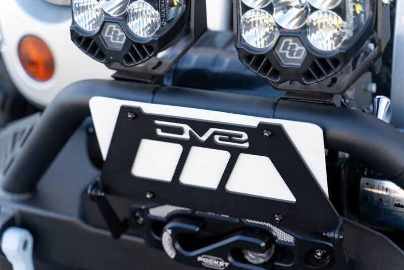 DV8 Offroad Fairlead Mounted Flip-Up License Plate Bracket-thumbmail-17