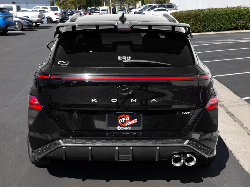 aFe Takeda 2-1/2in 304 Stainless Steel Axle-Back Exhaust w/ Polished Tip Hyundai Kona 24-26 L4-1.6L-thumbmail-5