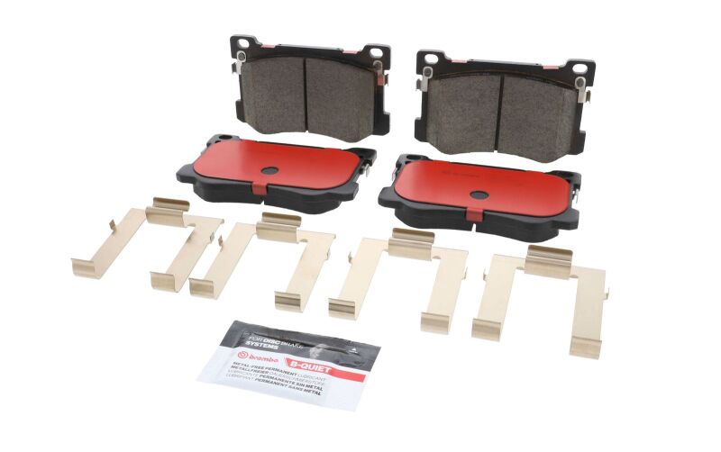 Brembo OE 18-19 Genesis G80 PRIME Ceramic Brake Pad - Front-thumbmail-26