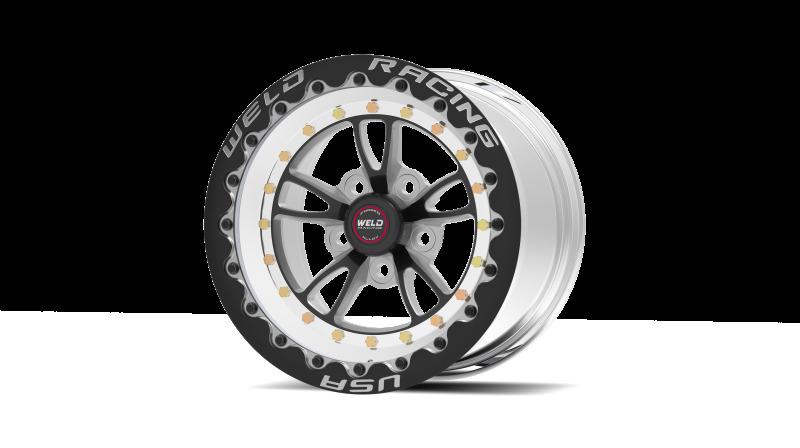 Weld Full Throttle 1-Piece 15x8 / 5x4.5 BP / 3.5in. BS Black Wheel-thumbmail-3