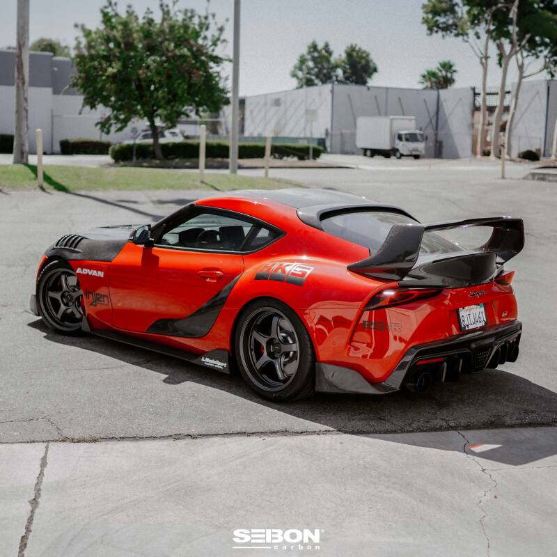 Seibon 2020+ Toyota GR Supra Carbon Fiber Rear Roof Spoiler-thumbmail-5