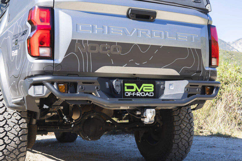 DV8 Offroad 23-26 Chevrolet Colorado/GMC Canyon Tube Rear Bumper - Micro Texture Black Powder Coat-thumbmail-16