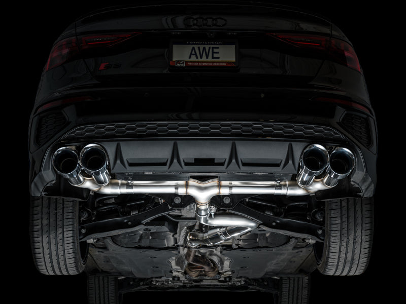 AWE 22-24 Audi 8Y S3 Track Edition Exhaust  - Chrome Silver Tips-thumbmail-9
