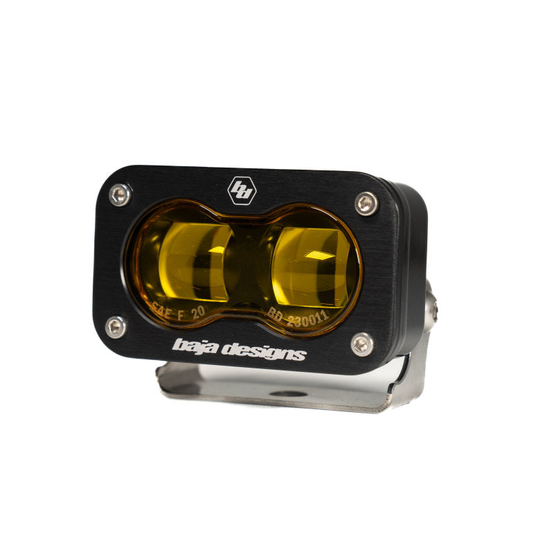 Baja Designs Universal S2 SAE Spot LED (Pair) - Amber-thumbmail-3