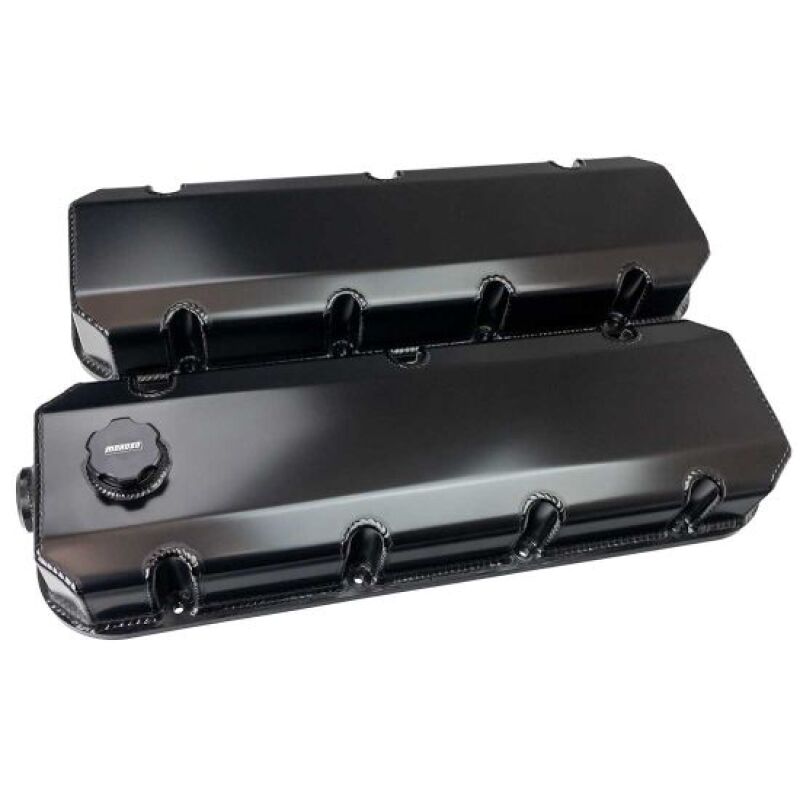 Moroso Brodix SR20/Dart Pro 1 20 Degree Aluminum Valve Covers - Black (w/-12AN Breather/Oil Fill)-thumbmail-1