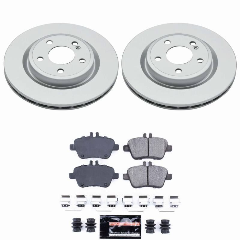 Power Stop 14-19 Mercedes-Benz CLA250 Rear Z23 Coated Brake Kit-thumbmail-1