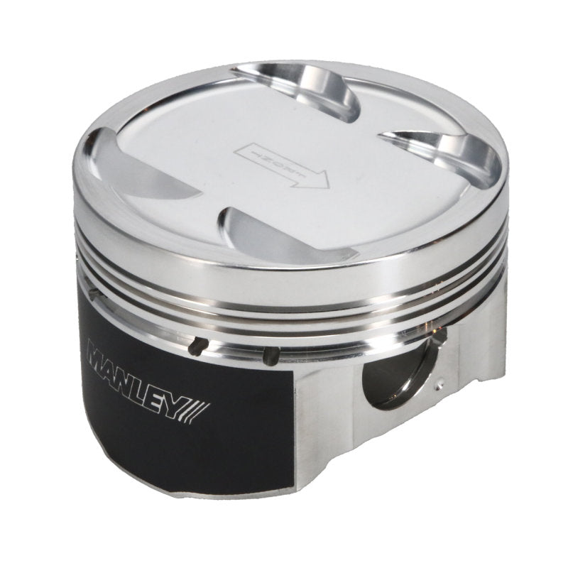 Manley 03-06 Mitsubishi Evo 8/9 4G63T 87mm +2.0mm Bore 8.5/9.0:1 Dish Extreme Duty Piston - Single-thumbmail-10