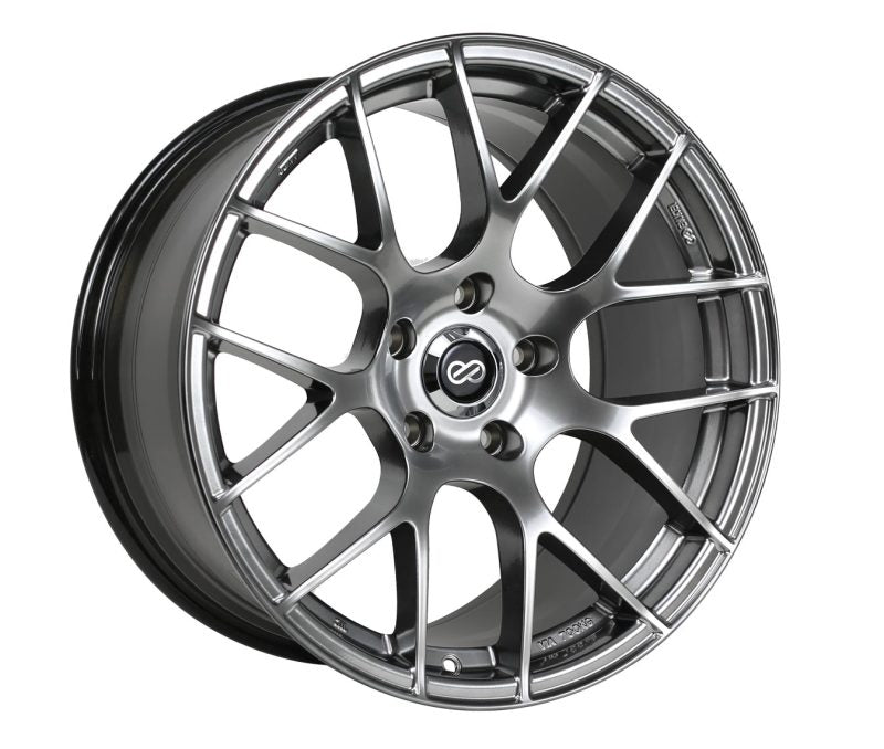 Enkei Raijin 19x9.5 35mm Offset 5x114.3 Bolt Pattern Hyper Silver Wheel-thumbmail-1