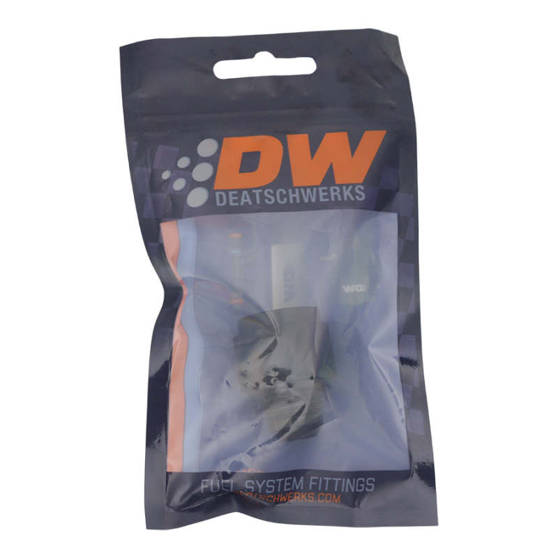 DeatschWerks 10AN Female Flare to 8AN Male Flare Reducer - Anodized Matte Black-thumbmail-2