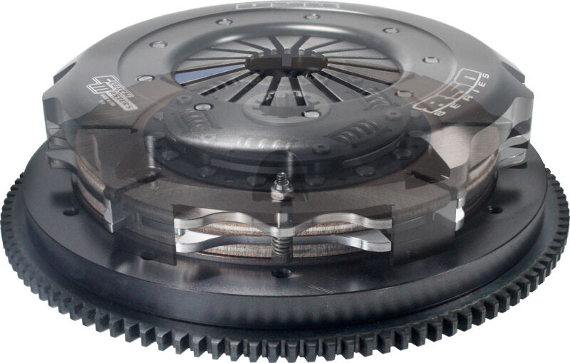 Clutch Masters 01-07 Mitsubishi Lancer Evo 850 Street Twin Disc Clutch Kit w/ Aluminum Flywheel-thumbmail-3
