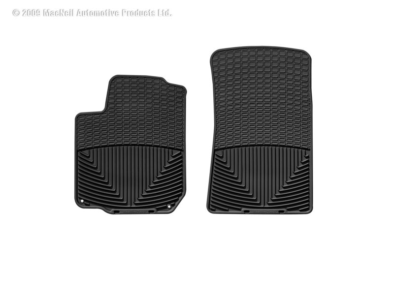 WeatherTech 04 Volkswagen R32 Front Rubber Mats - Black-thumbmail-2
