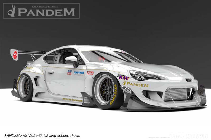 GReddy Pandem 2012+ Subaru BRZ Full Wide Body Aero Kit V3.5 w/o Wings-thumbmail-4