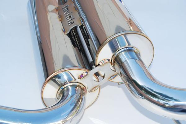 Invidia 02-08 Nissan 350z Gemini Single Layer Titanium Tip Cat-back Exhaust-thumbmail-4