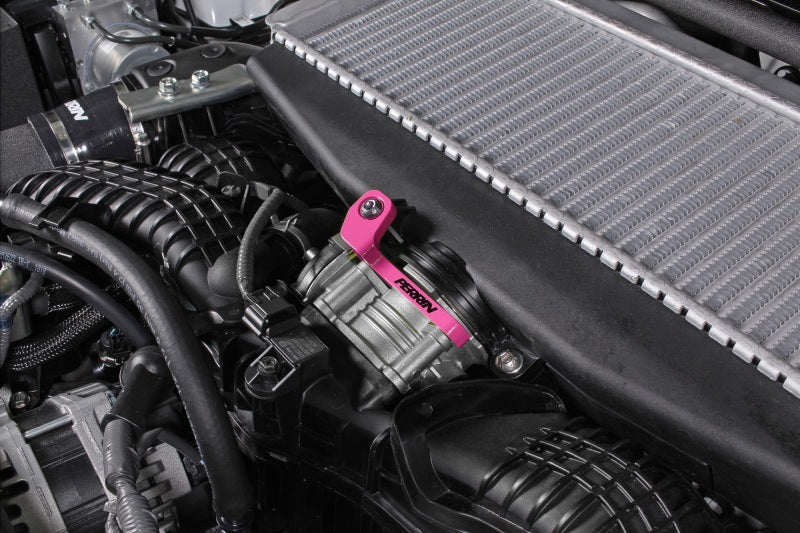 Perrin 2022+ Subaru WRX/19-23 Ascent/Legacy/Outback Top Mount Intercooler Bracket - Hyper Pink-thumbmail-5