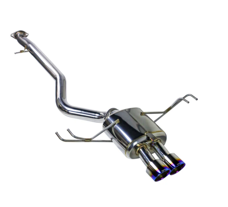 REMARK 2022+ Toyota GR Corolla Catback Exhaust - Dual Tips Center Exit (Burnt SS)-thumbmail-1