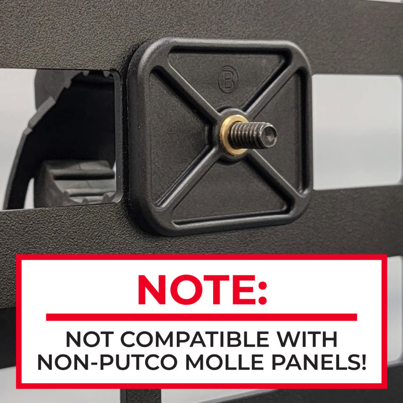 Putco Universal Back Seat Molle Panel w/ Straps-thumbmail-1