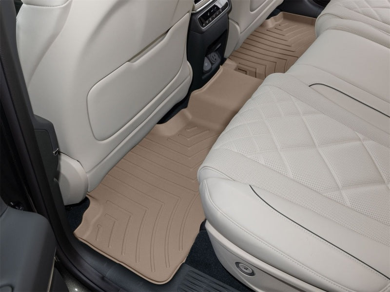 WeatherTech 25-25 Genesis GV80 2nd Row Rear FloorLiner HP - Tan-thumbmail-13