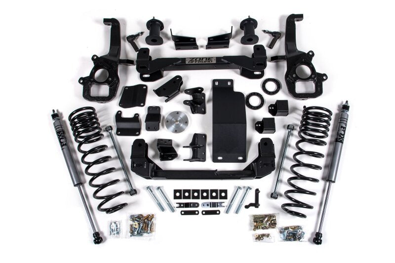 Zone Offroad 2025 Ram 1500 4WD 4in Front 3in Rear Susp. Lift System - Std Bore - Fox Adv Rear Shocks-thumbmail-1
