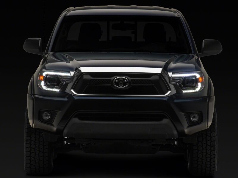 Raxiom 12-15 Toyota Tacoma Axial Series Switchback Projector Headlights- Chrome- Clear Lens-thumbmail-11