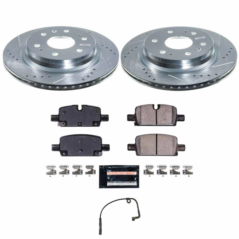 Power Stop 23-24 Chevrolet Colorado Rear Z23 Evolution Brake Kit-thumbmail-1
