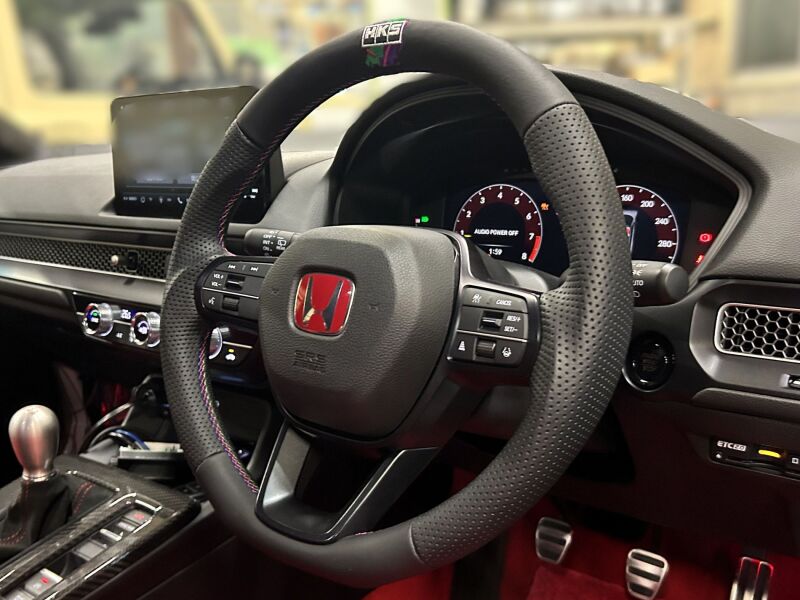 HKS Honda Civic FL5 Replacement Steering Wheel-thumbmail-3