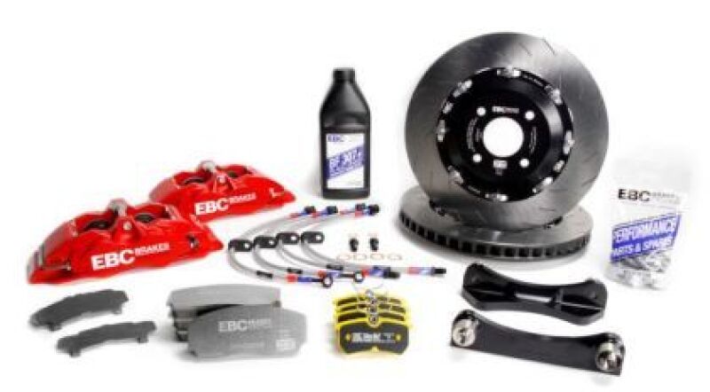 EBC Racing 06-18 BMW X5 (E70/F15) Red Apollo-6 Calipers 380mm Rotors Front Big Brake Kit-thumbmail-1