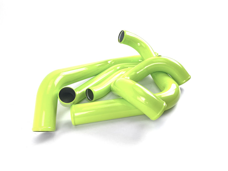 PERRIN 15-21 Subaru STI Front Mount Intercooler Boost Tube Kit - Neon Yellow-thumbmail-5
