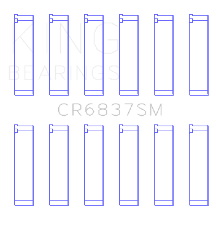 King Acura J30A/J32A/J35A/J35Z (Size +0.5) Performance Rod Bearing Set-thumbmail-2