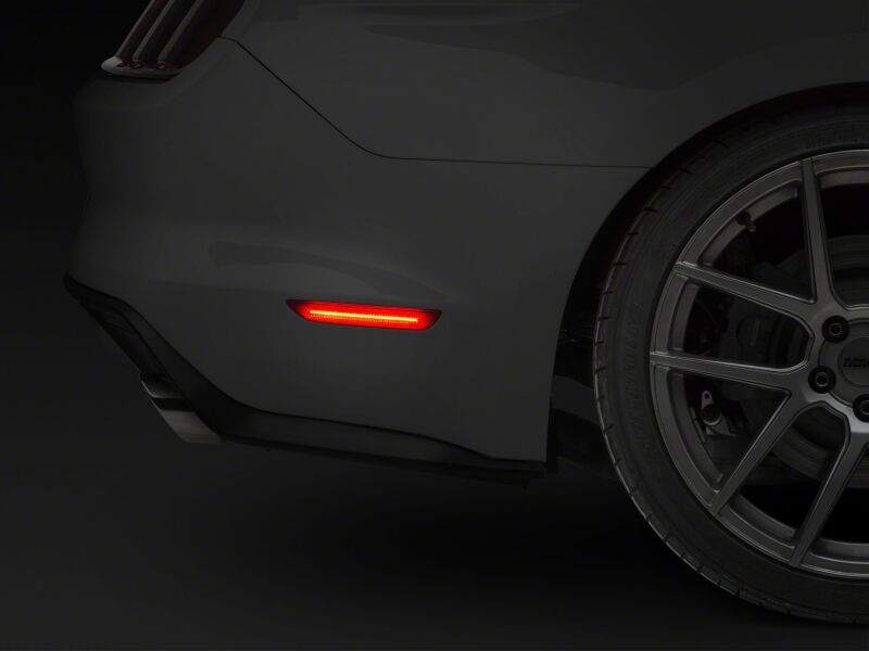Raxiom 15-23 Ford Mustang Axial Series LED Side Marker Lights- Rear- Red-thumbmail-7