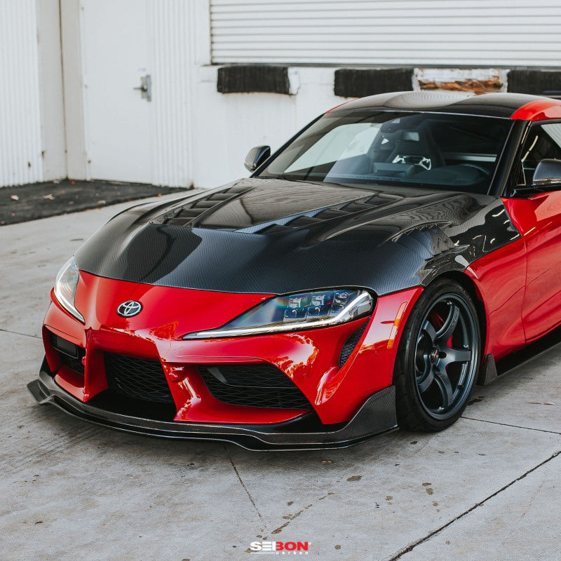 Seibon 2020+ Toyota GR Supra TV-Style Carbon Fiber Hood-thumbmail-11