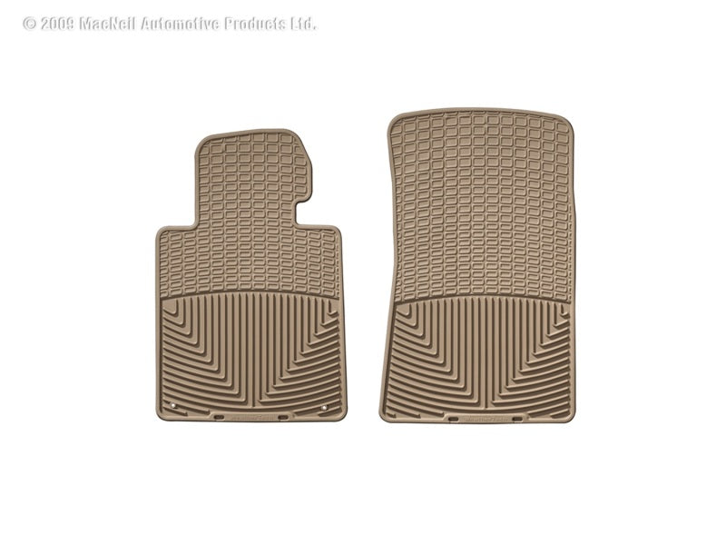 WeatherTech 99 BMW M3 Convertible Front Rubber Mats - Tan-thumbmail-2