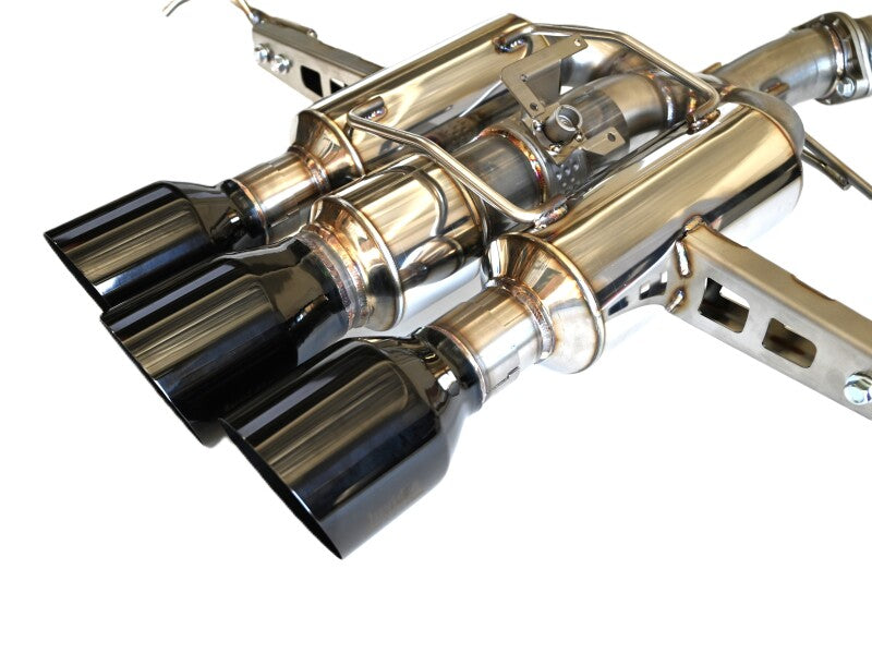 Invidia 22+ HONDA CIVIC TYPE-R FL5 R400 SINGLE LAYER BLACK TIP CAT-BACK (NON POLISH PIPE)-thumbmail-5