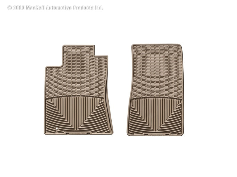 WeatherTech 08-10 Cadillac CTS Front Rubber Mats - Tan-thumbmail-2