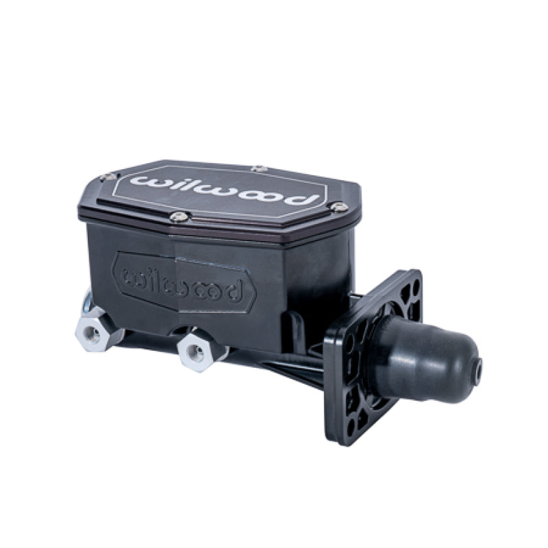 Wilwood Compact Tandem Master Cylinder w/ Mopar 4 Bolt Flange 1in Bore - Black-thumbmail-1
