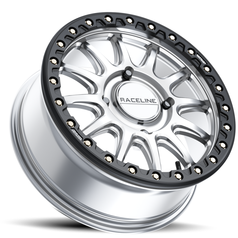 Raceline A14SB Alpha 15x7in /  BP / 25mm Offset / 68mm Bore - Hyper Silver w/Black Ring-thumbmail-9