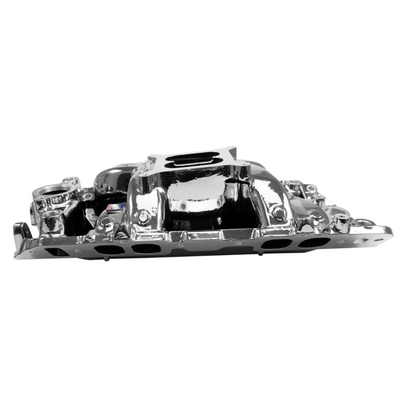 Edelbrock RPM Air-Gap Intake Manifold for Big-Block Chevy Oval Port - Chrome Plasma Finish-thumbmail-6
