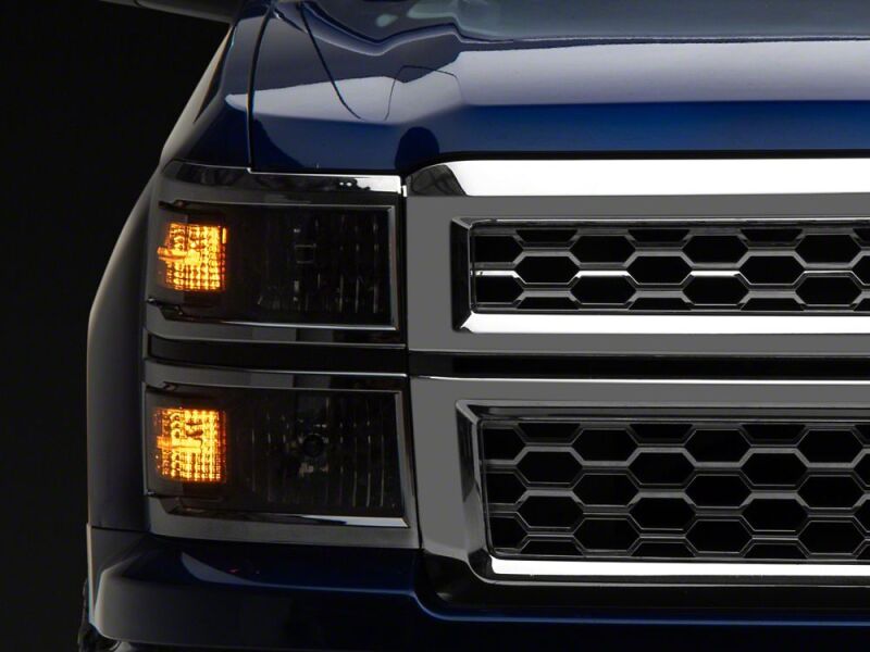 Raxiom 14-15 Chevrolet Silverado 1500 OE Style Headlights/ Chrome Trim- Black - Clear Lens-thumbmail-11