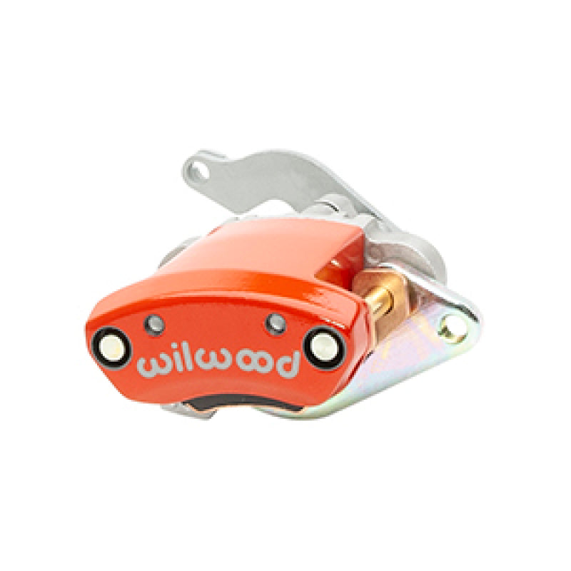 Wilwood LH MC4 Mechanical Parking Brake Caliper - 4.75in Bracket - 1.10in Disc - Red