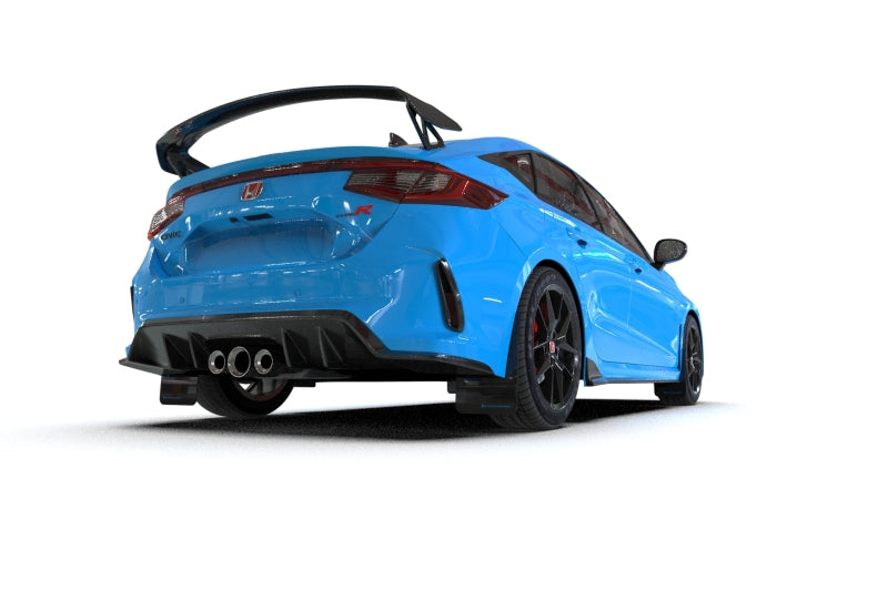 Rally Armor 2023+ Honda Civic Type R Black Mud Flap White Logo-thumbmail-6