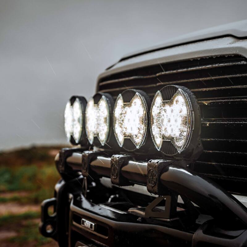 KC HiLiTES SlimLite 8in. LED Light Shield (Shield Only) - Clear-thumbmail-7