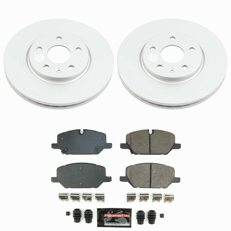Power Stop 21-25 Buick Envision Front Z23 Coated Brake Kit-thumbmail-1
