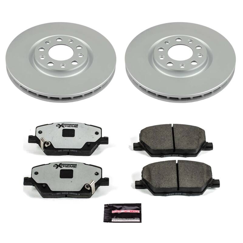 Power Stop 16-23 Fiat 500X Front Z36 Coated Truck & Tow Brake Kit-thumbmail-1
