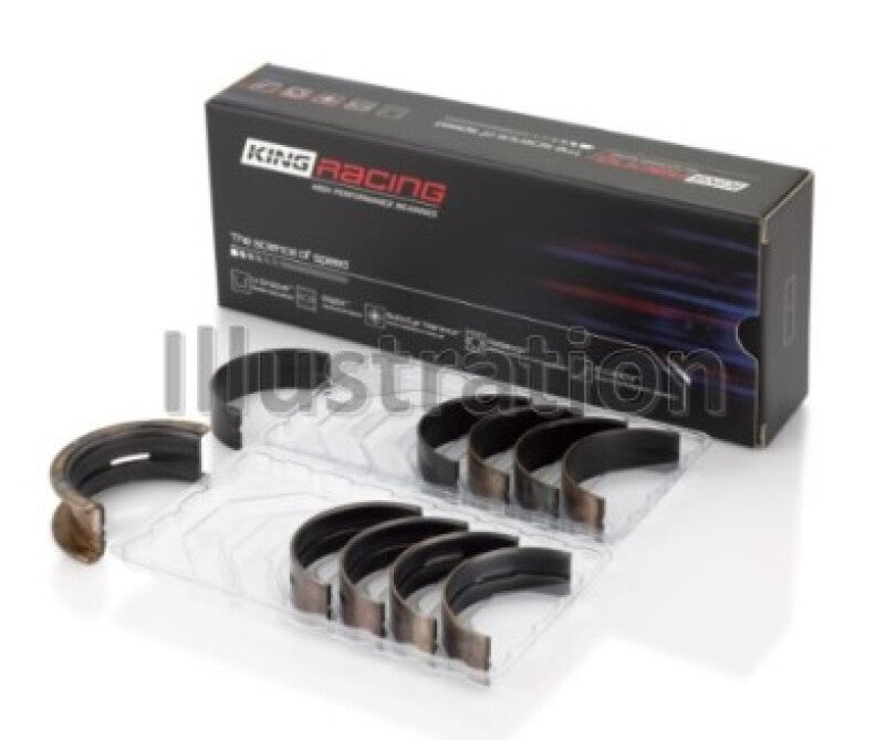King GM Vortec / LS-Series Gen III / IV (Size .020) Crankshaft Main Bearing Set (Set of 10)-thumbmail-2